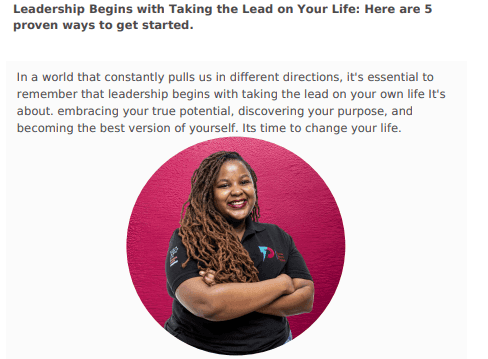 Weekly Digest: Leadership Begins with Taking the Lead on Your Life: Here are 5 proven ways to get started. 