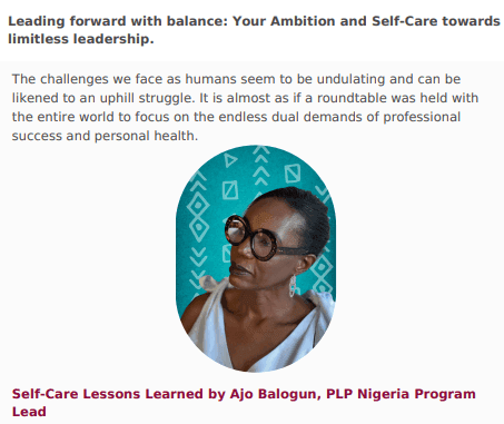 Weekly Digest: Leading forward with balance: Your Ambition and Self-Care towards limitless leadership. 